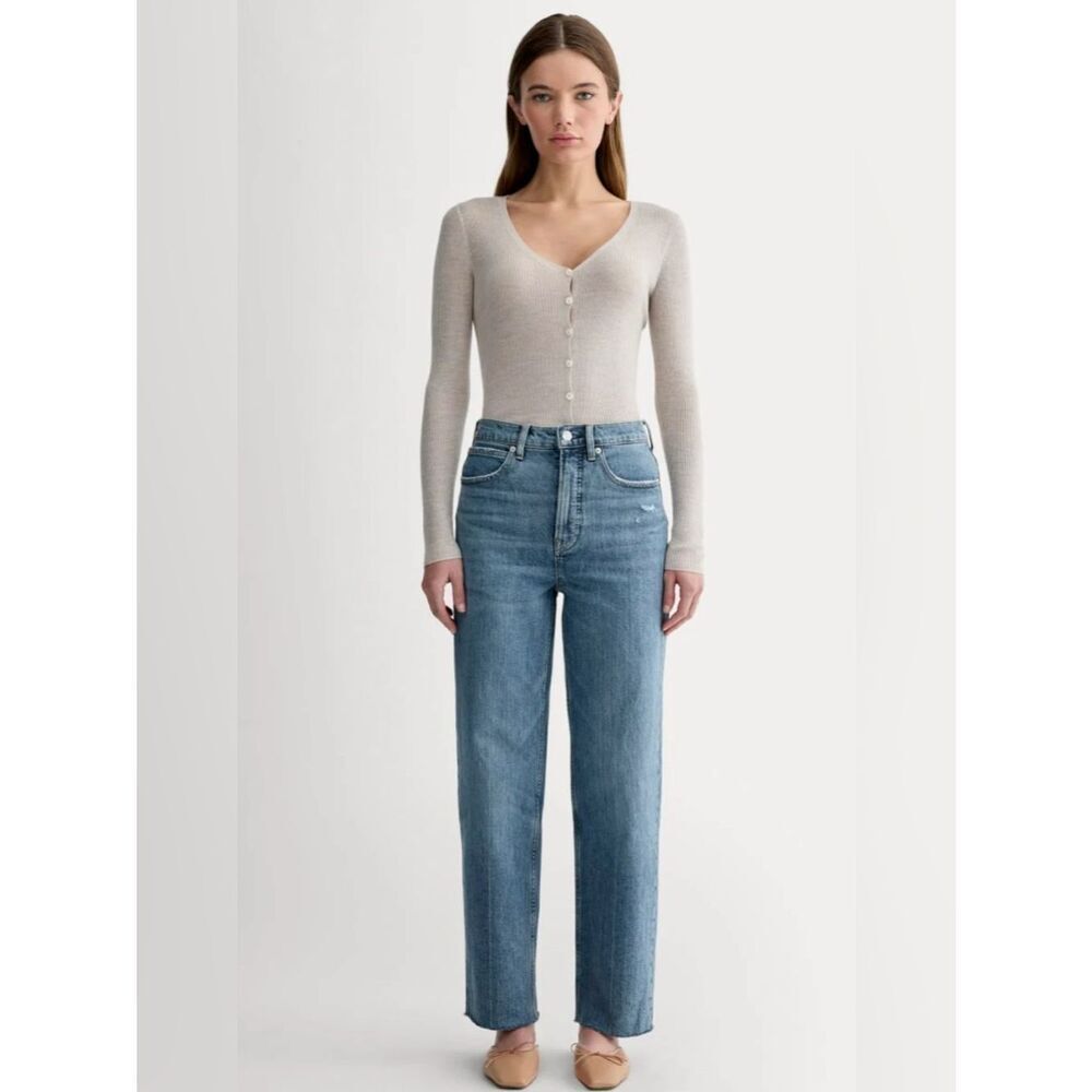 New Everlane THE WAY-HIGH® JEAN in DISTRESSED
